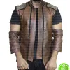 LEGEND OF THE SEEKER CRAIG HORNER (RICHARD CYPHER) BROWN LEATHER VEST LEGEND OF THE SEEKER CRAIG HORNER (RICHARD CYPHER) BROWN LEATHER VEST