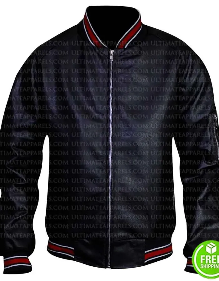 POWER 50 CENT (KANAN) BOMBER LEATHER JACKET POWER 50 CENT (KANAN) BOMBER LEATHER JACKET
