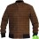 MEN'S SLIM FIT BROWN BOMBER JACKET
