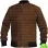 MEN'S SLIM FIT BROWN BOMBER JACKET
