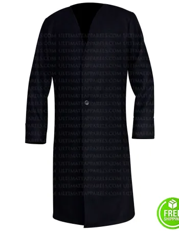 THE DARK TOWER MATTHEW MCCONAUGHEY (WALTER) BLACK WOOL COAT