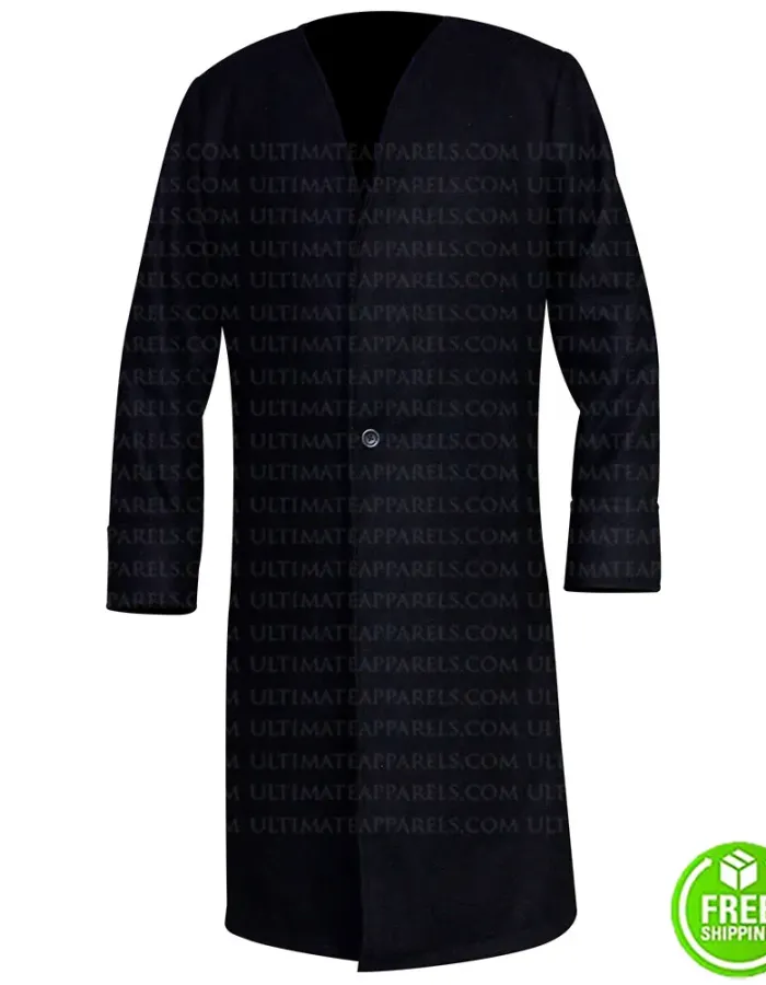 THE DARK TOWER MATTHEW MCCONAUGHEY (WALTER) BLACK WOOL COAT THE DARK TOWER MATTHEW MCCONAUGHEY (WALTER) BLACK WOOL COAT