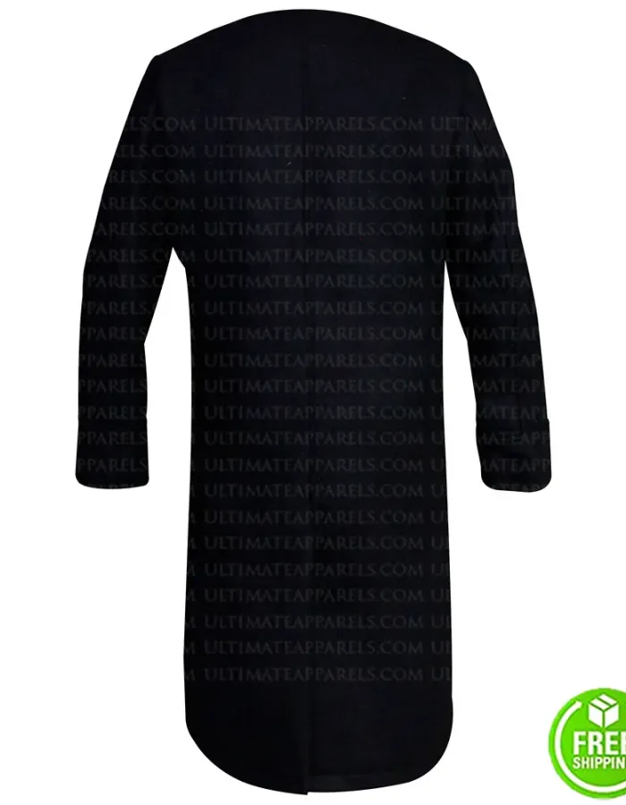 THE DARK TOWER MATTHEW MCCONAUGHEY (WALTER) BLACK WOOL COAT THE DARK TOWER MATTHEW MCCONAUGHEY (WALTER) BLACK WOOL COAT