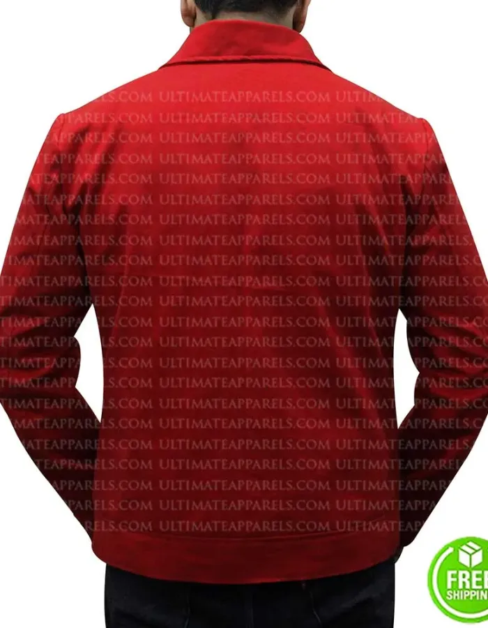 Smallville Superman Tom Welling Clark Kent Red Cotton Jacket Smallville Superman Tom Welling Clark Kent Red Cotton Jacket
