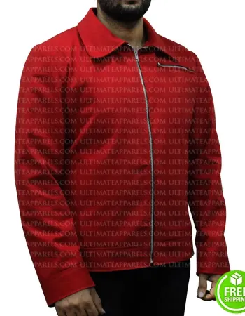 Smallville Superman Tom Welling Clark Kent Red Cotton Jacket