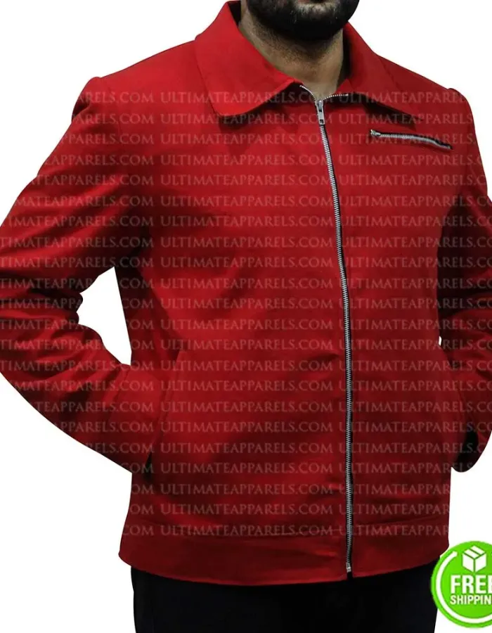 Smallville Superman Tom Welling Clark Kent Red Cotton Jacket Smallville Superman Tom Welling Clark Kent Red Cotton Jacket