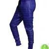 JUSTIN BIEBER BLUE LEATHER TROUSER