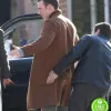 KNIVES OUT CHRIS EVANS (RANSOM DRYSDALE) BROWN WOOL COAT KNIVES OUT CHRIS EVANS (RANSOM DRYSDALE) BROWN WOOL COAT