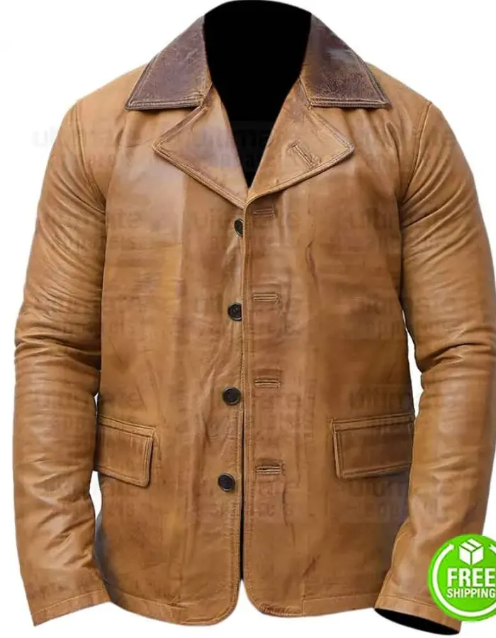 RED DEAD REDEMPTION 2 ARTHUR MORGAN BROWN LEATHER JACKET