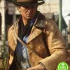 RED DEAD REDEMPTION 2 ARTHUR MORGAN BROWN LEATHER JACKET