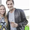 ROGER FEDERER BLACK BOMBER LEATHER JACKET ROGER FEDERER BLACK BOMBER LEATHER JACKET