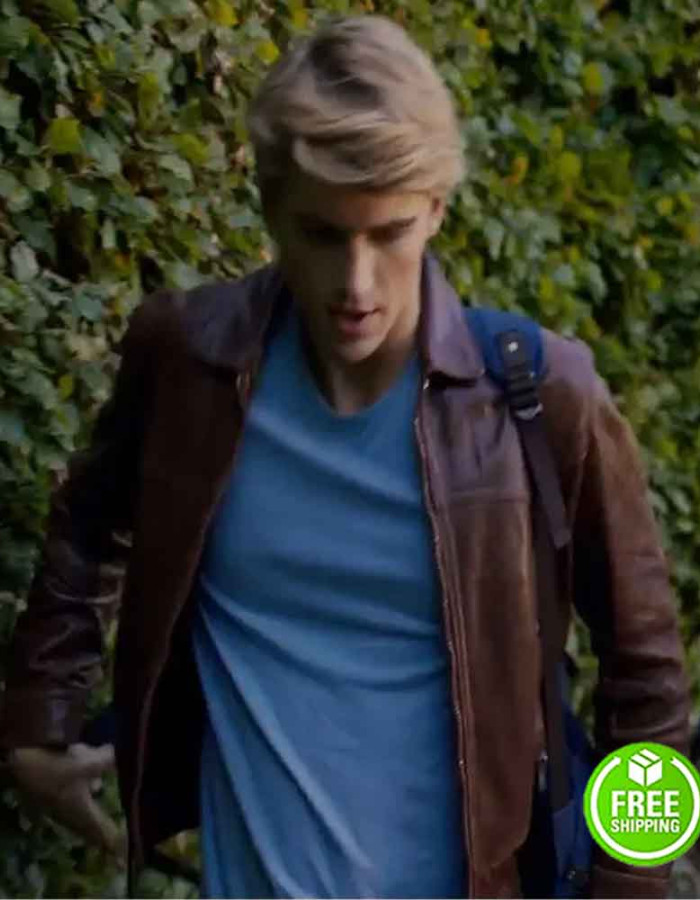 FATE: THE WINX SAGA DANNY GRIFFIN (SKY) BROWN LEATHER JACKET FATE: THE WINX SAGA DANNY GRIFFIN (SKY) BROWN LEATHER JACKET