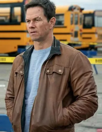 MARK WAHLBERG SPENSER CONFIDENTIAL BROWN JACKET