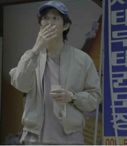 SQUID GAME LEE JUNG-JAE (SEONG GI-HUN) BOMBER JACKET 