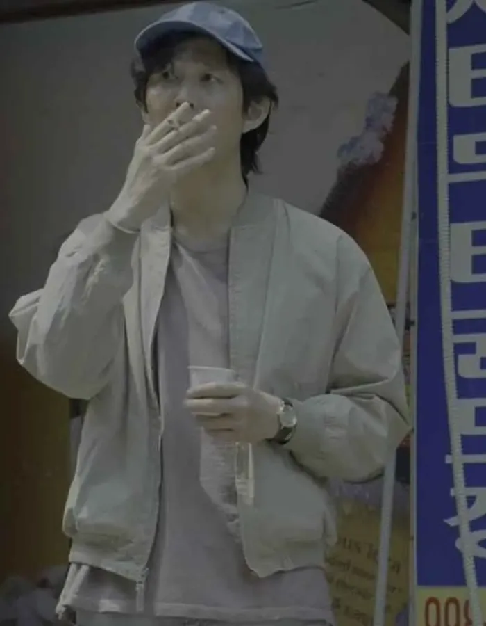 SQUID GAME LEE JUNG-JAE (SEONG GI-HUN) BOMBER JACKET 