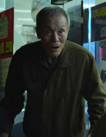 SQUID GAME OH YEONG-SU (OH II-NAM) GREEN COTTON JACKET