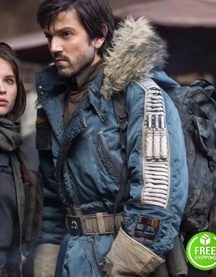 STAR WARS ROGUE ONE DIEGO LUNA (CAPTAIN CASSIAN ANDOR) PARKA JACKET STAR WARS ROGUE ONE DIEGO LUNA (CAPTAIN CASSIAN ANDOR) PARKA JACKET