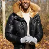 THE BACHELOR MATT JAMES BLACK HOODED JACKET