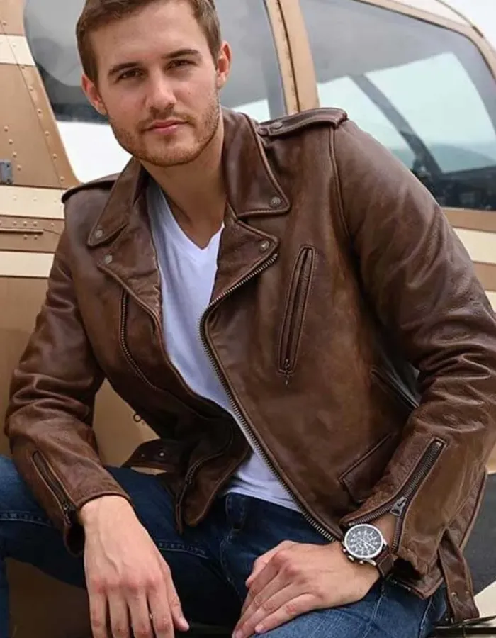 THE BACHELOR PETER WEBER BROWN JACKET