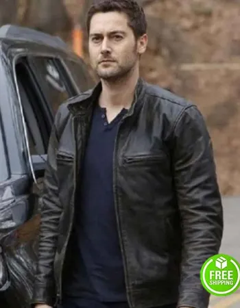 THE BLACKLIST RYAN EGGOLD (TOM KEEN) BLACK LEATHER JACKET