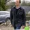 THE DROWNING RUPERT PENRY-JONES (MARK) BLACK COTTON JACKET