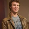 THE FAULT IN OUR STARS ANSEL ELGORT LEATHER JACKET