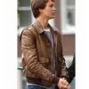 THE FAULT IN OUR STARS ANSEL ELGORT LEATHER JACKET