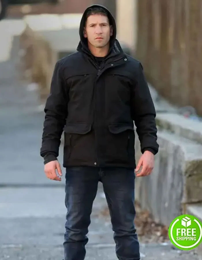THE PUNISHER SEASON 2 JON BERNTHAL (FRANK CASTLE) BLACK COTTON JACKET