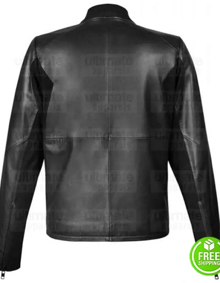 STAR WARS IMPERIAL TIE FIGHTER PILOT BLACK LEATHER JACKET