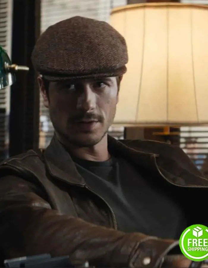 MAJOR GROM: PLAGUE DOCTOR TIKHON ZHIZNEVSKIY (IGOR GROM) BROWN LEATHER JACKET MAJOR GROM: PLAGUE DOCTOR TIKHON ZHIZNEVSKIY (IGOR GROM) BROWN LEATHER JACKET
