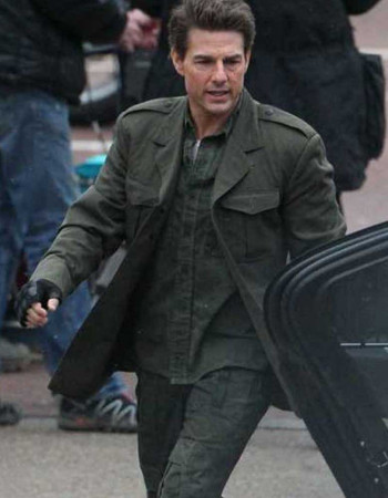 EDGE OF TOMORROW TOM CRUISE WOOL COAT