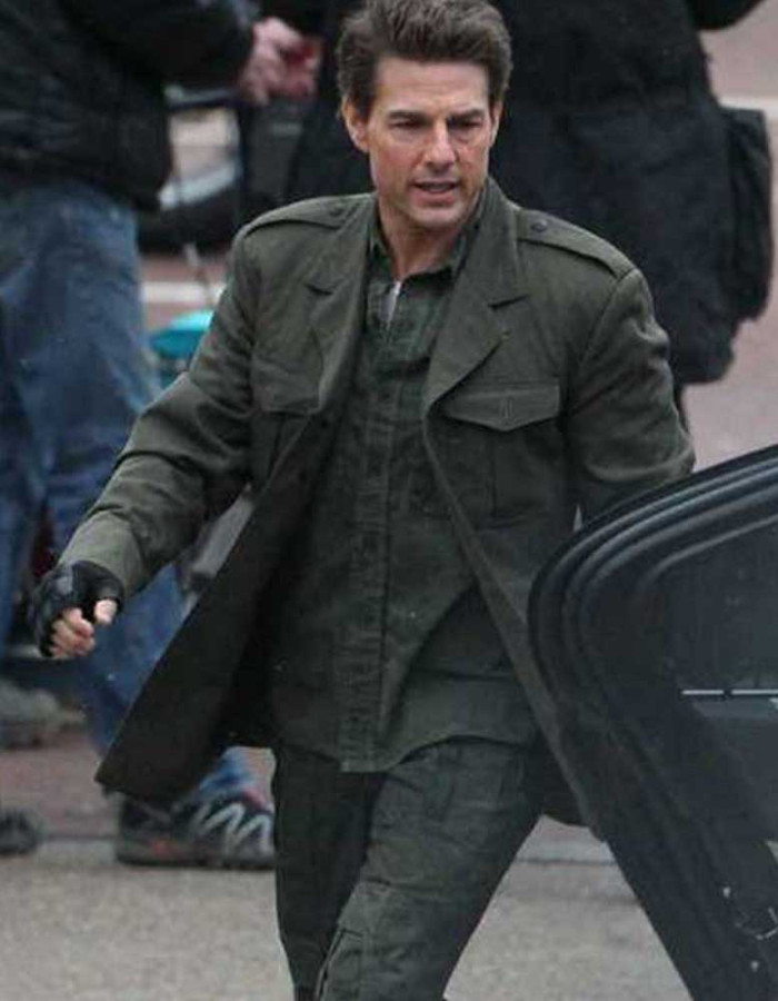 EDGE OF TOMORROW TOM CRUISE WOOL COAT
