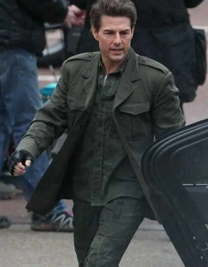 EDGE OF TOMORROW TOM CRUISE WOOL COAT EDGE OF TOMORROW TOM CRUISE WOOL COAT