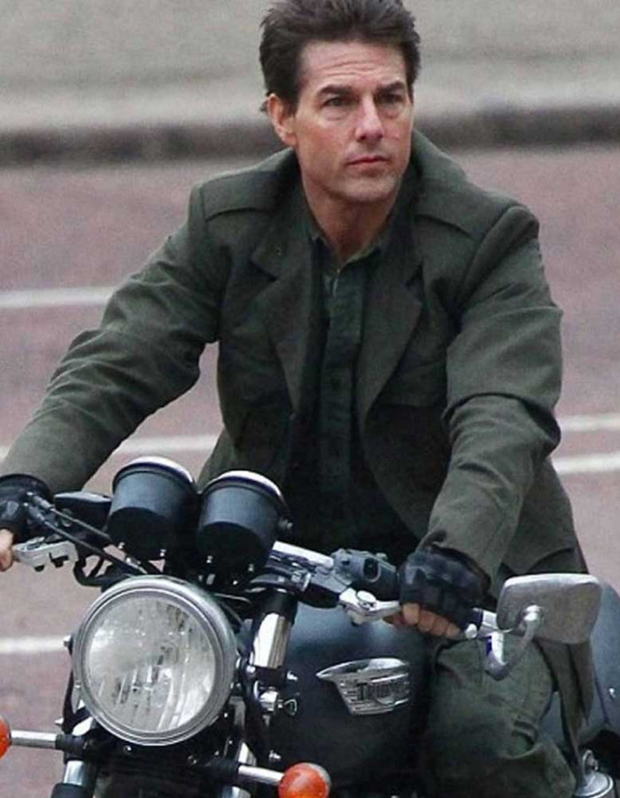 EDGE OF TOMORROW TOM CRUISE WOOL COAT