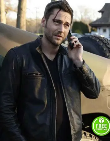 THE BLACKLIST RYAN EGGOLD (TOM KEEN) BLACK LEATHER JACKET