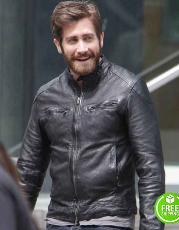 ENEMY JAKE GYLLENHAAL (ADAM BELL) BLACK LEATHER JACKET