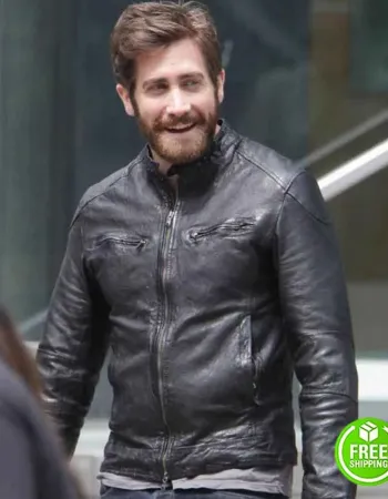 ENEMY JAKE GYLLENHAAL (ADAM BELL) BLACK LEATHER JACKET