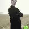 PENNYWORTH JACK BANNON (ALFRED PENNYWORTH) BLACK TRENCH COAT