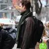 TICK TICK BOOM ANDREW GARFIELD (JON) BROWN LEATHER JACKET TICK TICK BOOM ANDREW GARFIELD (JON) BROWN LEATHER JACKET