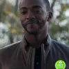 THE FALCON AND THE WINTER SOLDIER ANTHONY MACKIE (SAM WILSON) BROWN LEATHER JACKET