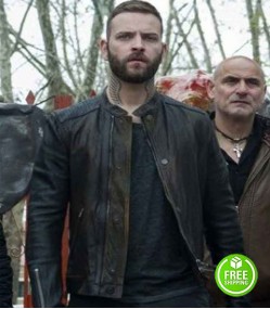 SUBURRA: BLOOD ON ROME SEASON 3 ALESSANDRO BORGHI (AURELIANO ADAMI) LEATHER JACKET