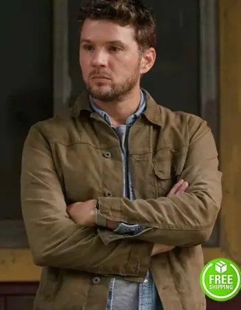 BIG SKY RYAN PHILLIPPE (CODY HOYT) BROWN COTTON JACKET BIG SKY RYAN PHILLIPPE (CODY HOYT) BROWN COTTON JACKET