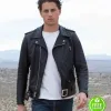 NEAR DARK BILL PAXTON (SEVEREN) BLACK LEATHER JACKET NEAR DARK BILL PAXTON (SEVEREN) BLACK LEATHER JACKET