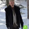 FARGO BILLY BOB THORNTON (LORNE MALVO) BLACK SHEARLING PEACOAT FARGO BILLY BOB THORNTON (LORNE MALVO) BLACK SHEARLING PEACOAT