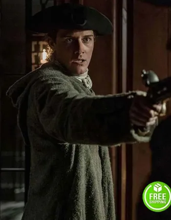 OUTLANDER SEASON 4 CESAR DOMBOY (FERGUS) GREEN WOOL COAT OUTLANDER SEASON 4 CESAR DOMBOY (FERGUS) GREEN WOOL COAT