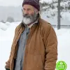 FATMAN MEL GIBSON (CHRIS CRINGLE) BROWN COTTON JACKET FATMAN MEL GIBSON (CHRIS CRINGLE) BROWN COTTON JACKET