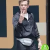 WONDER WOMAN 1984 CHRIS PINE (STEVE TREVOR) BLACK BOMBER JACKET