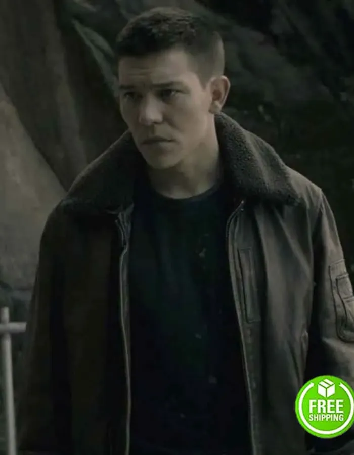 EXODUS JIMI STANTON (CONNOR) FUR COLLAR LEATHER JACKET EXODUS JIMI STANTON (CONNOR) FUR COLLAR LEATHER JACKET