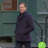 BILLIONS SEASON 4 DAMIAN LEWIS (BOBBY AXELROD) BLACK PEACOAT BILLIONS SEASON 4 DAMIAN LEWIS (BOBBY AXELROD) BLACK PEACOAT