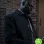 DANGEROUS LIES GARFIELD WILSON (DETECTIVE) BLACK WOOL COAT